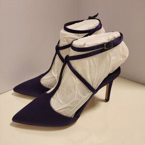 Antonio Melani Dark Purple Stiletto Heel Size 8